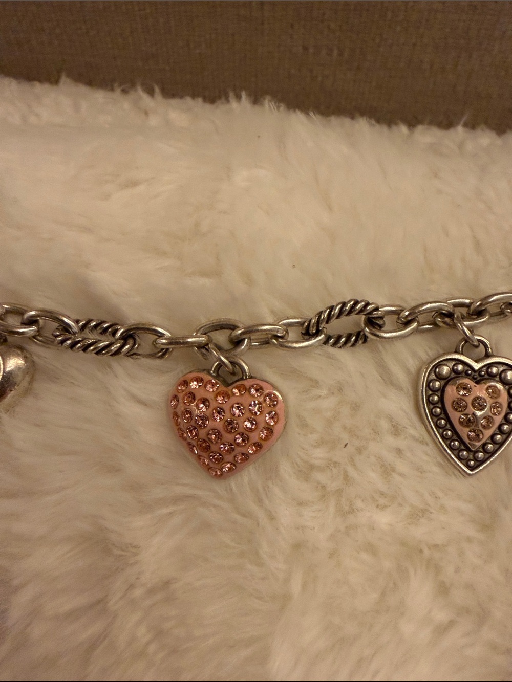 Brighton pink heart charm bracelet - Picture 4 of 8